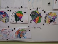 Prace plastyczne - figle i psoty jesiennej pogody